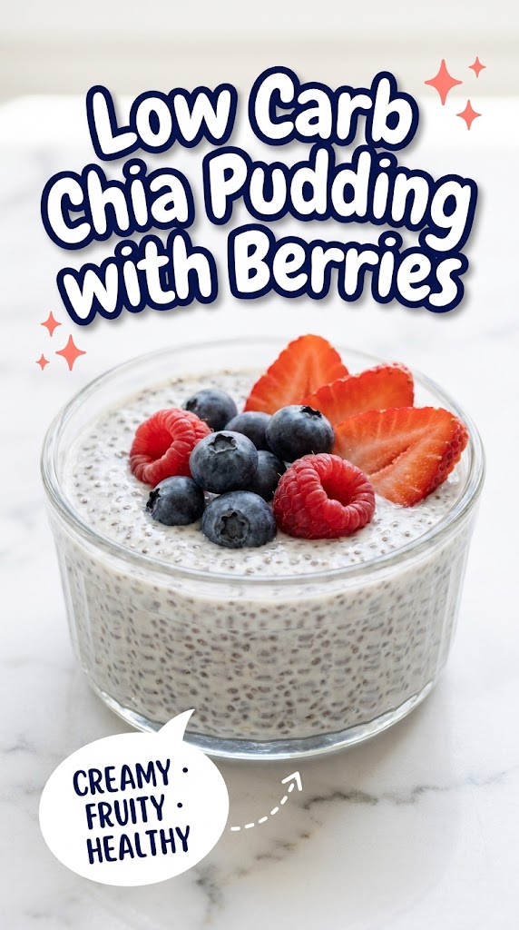 low carb chia pudding