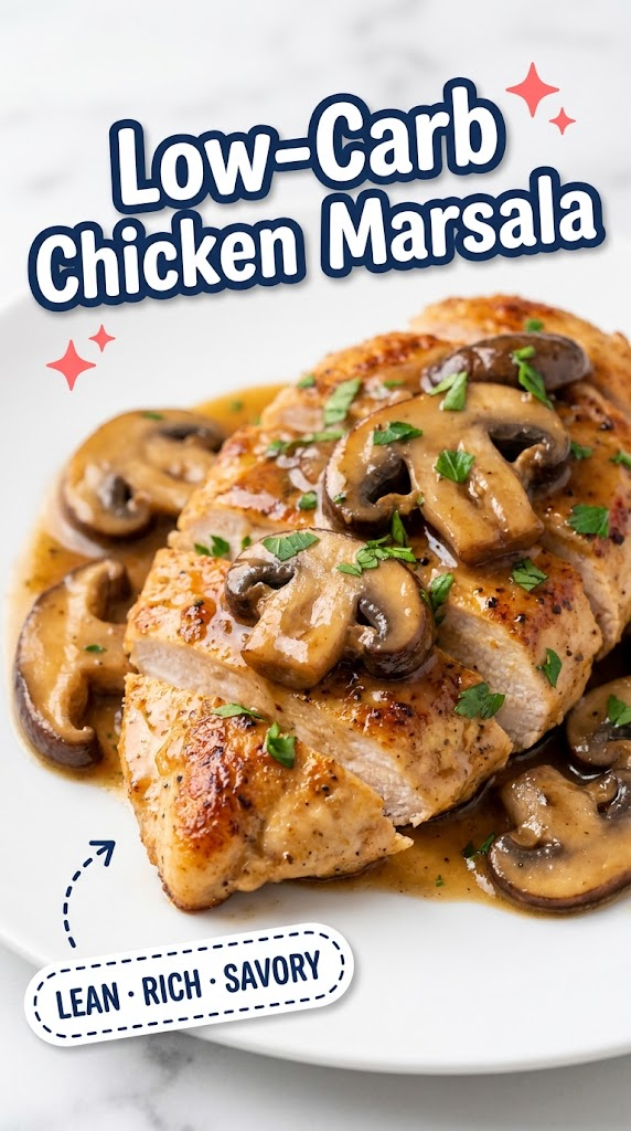 low carb chicken marsala