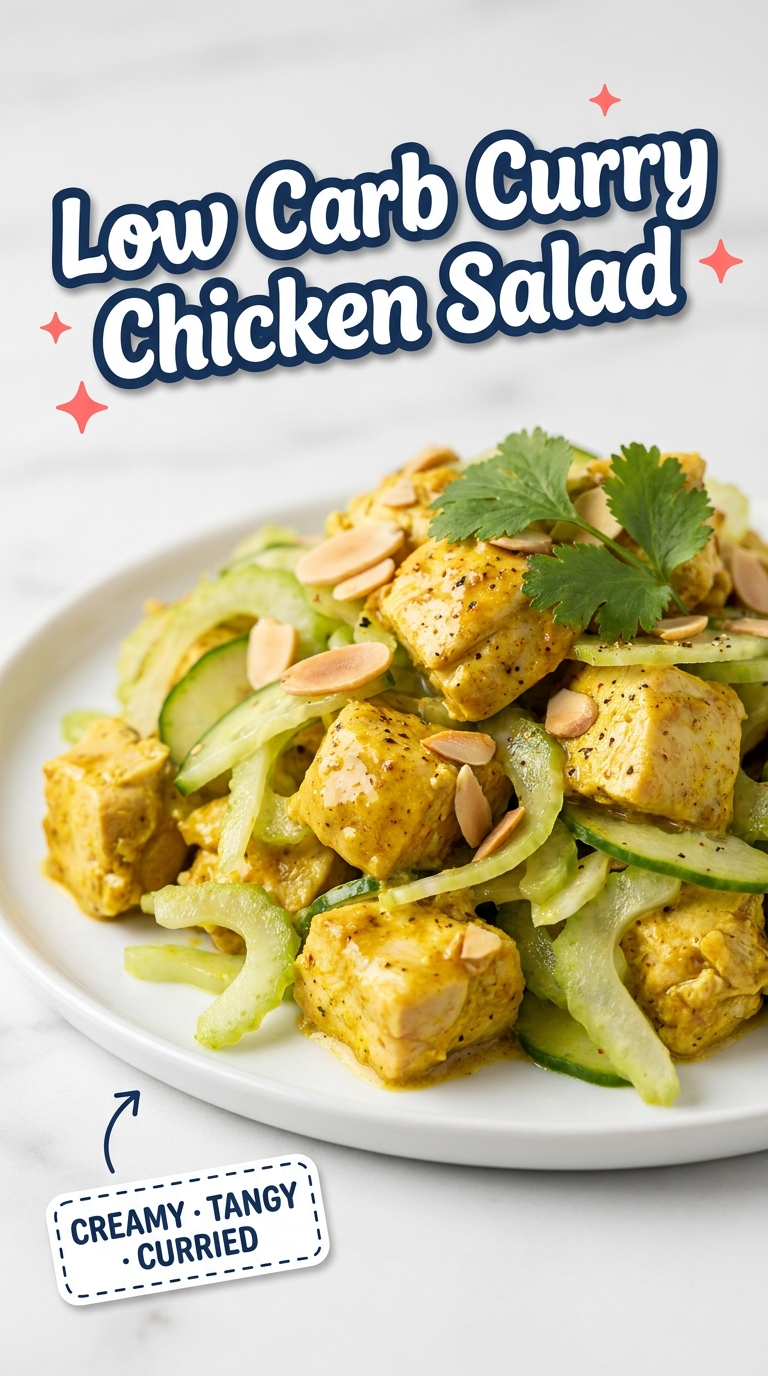 low carb curry chicken salad