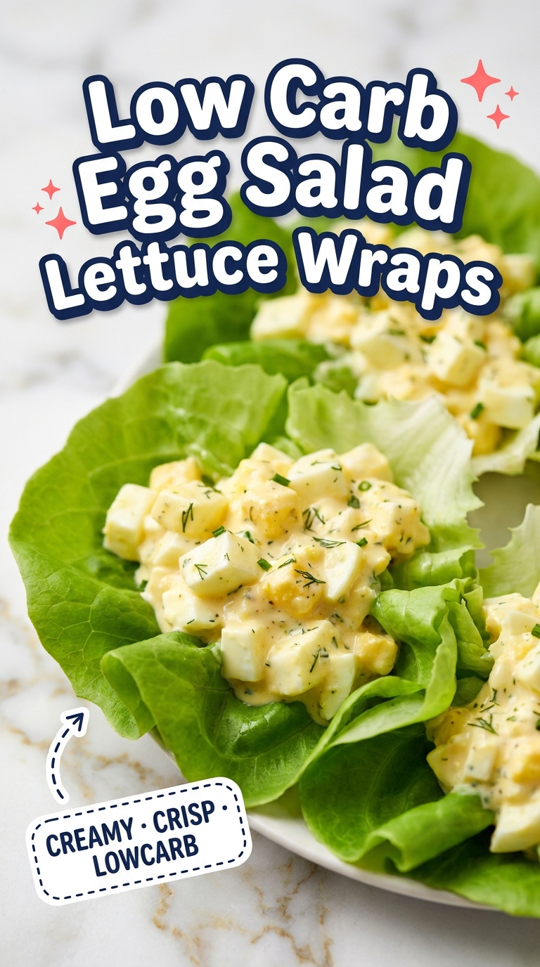 low carb egg salad lettuce wraps