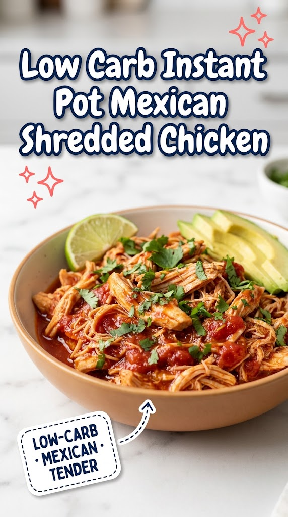low carb instant pot mexican chicken