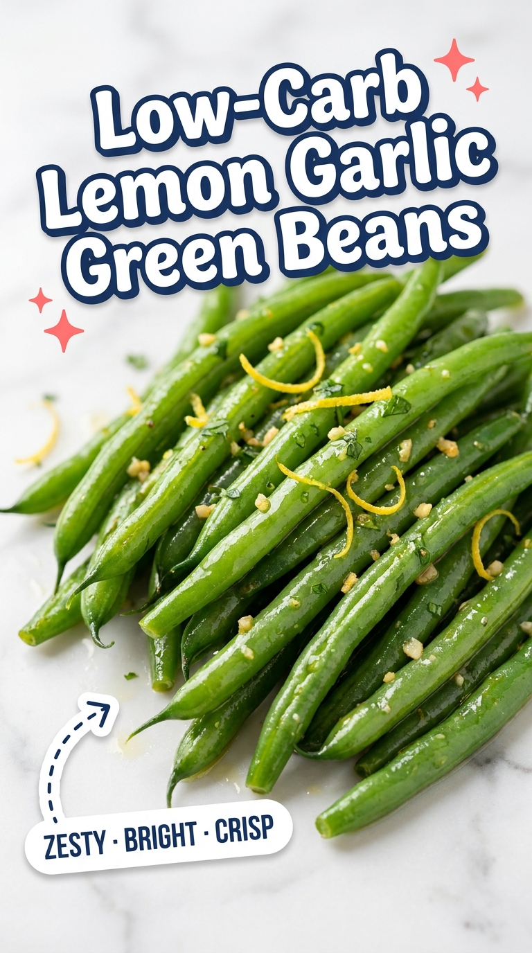 low carb lemon garlic green beans