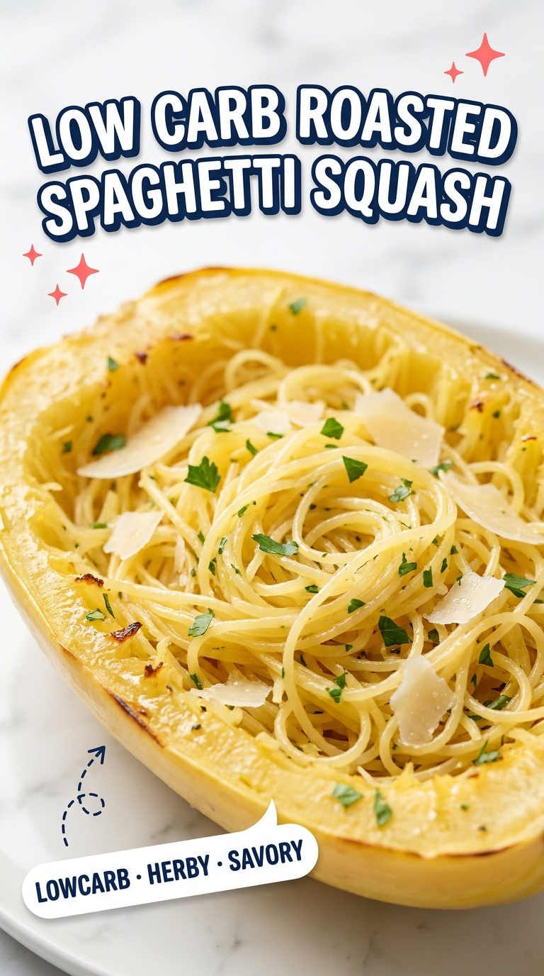 low carb roasted spaghetti squash
