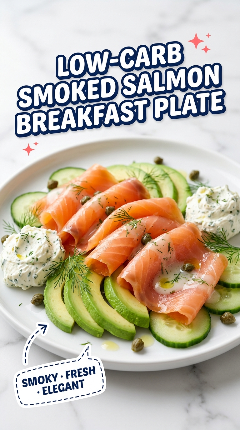 low carb smoked salmon breakfast