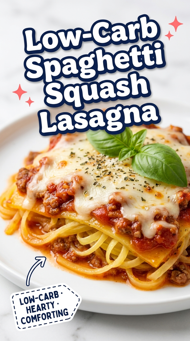 low carb spaghetti squash lasagna
