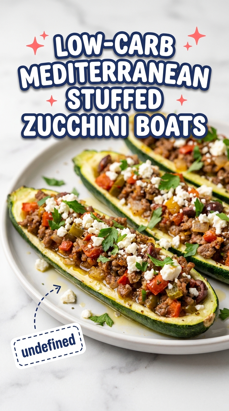 low carb stuffed zucchini boats