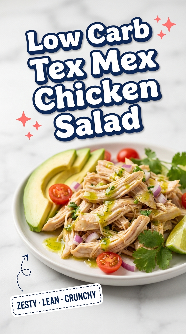low carb tex mex chicken salad