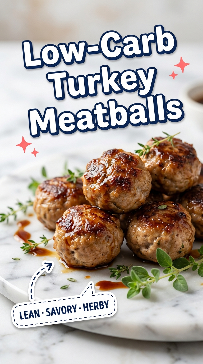 low carb turkey meatballs