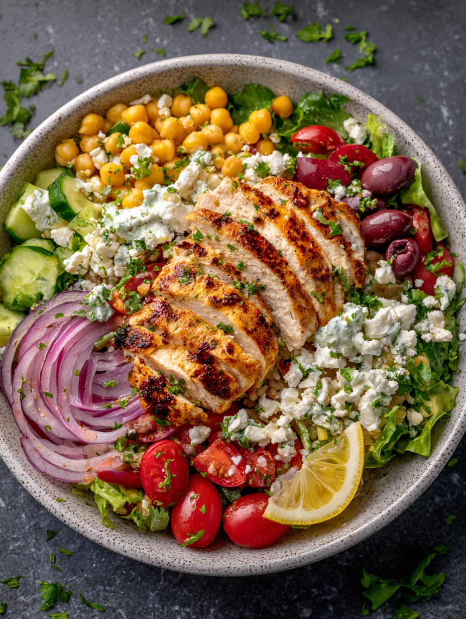 Mediterranean Chicken Bowl Recipe