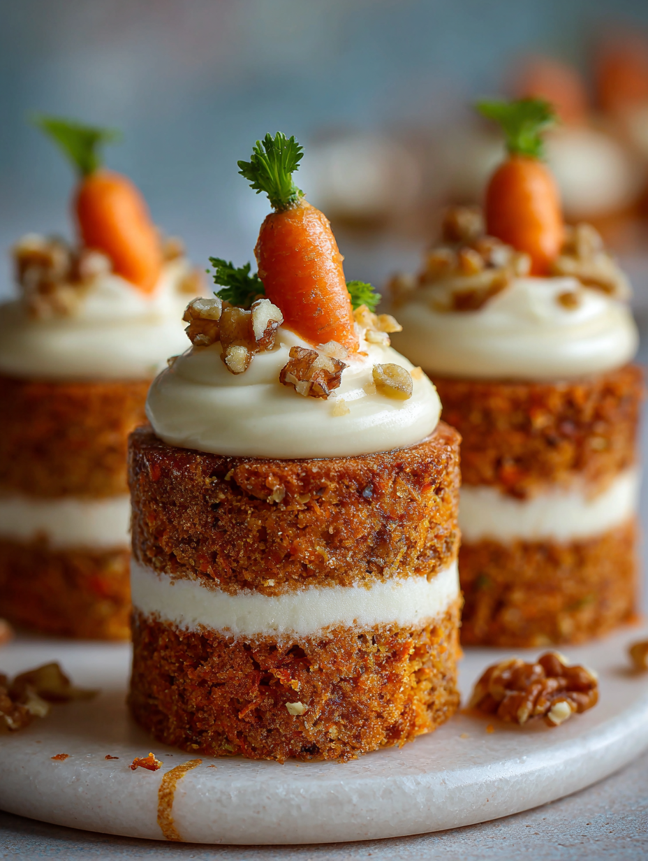 Mini Carrot Cakes Recipe