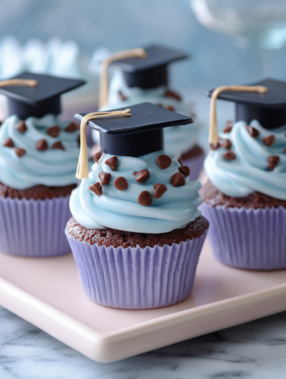 Mini Graduation Cupcakes Recipe
