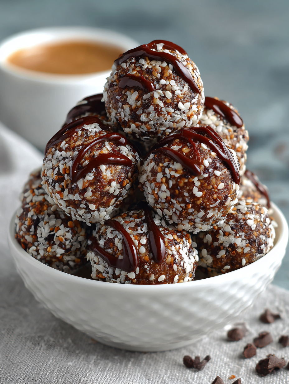 No-Bake Cottage Cheese Brownie Batter Protein Bites