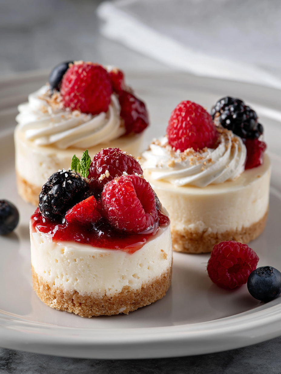 No Bake Mini Cheesecakes Recipe