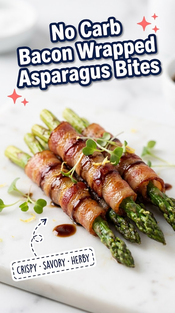 no carb bacon wrapped asparagus