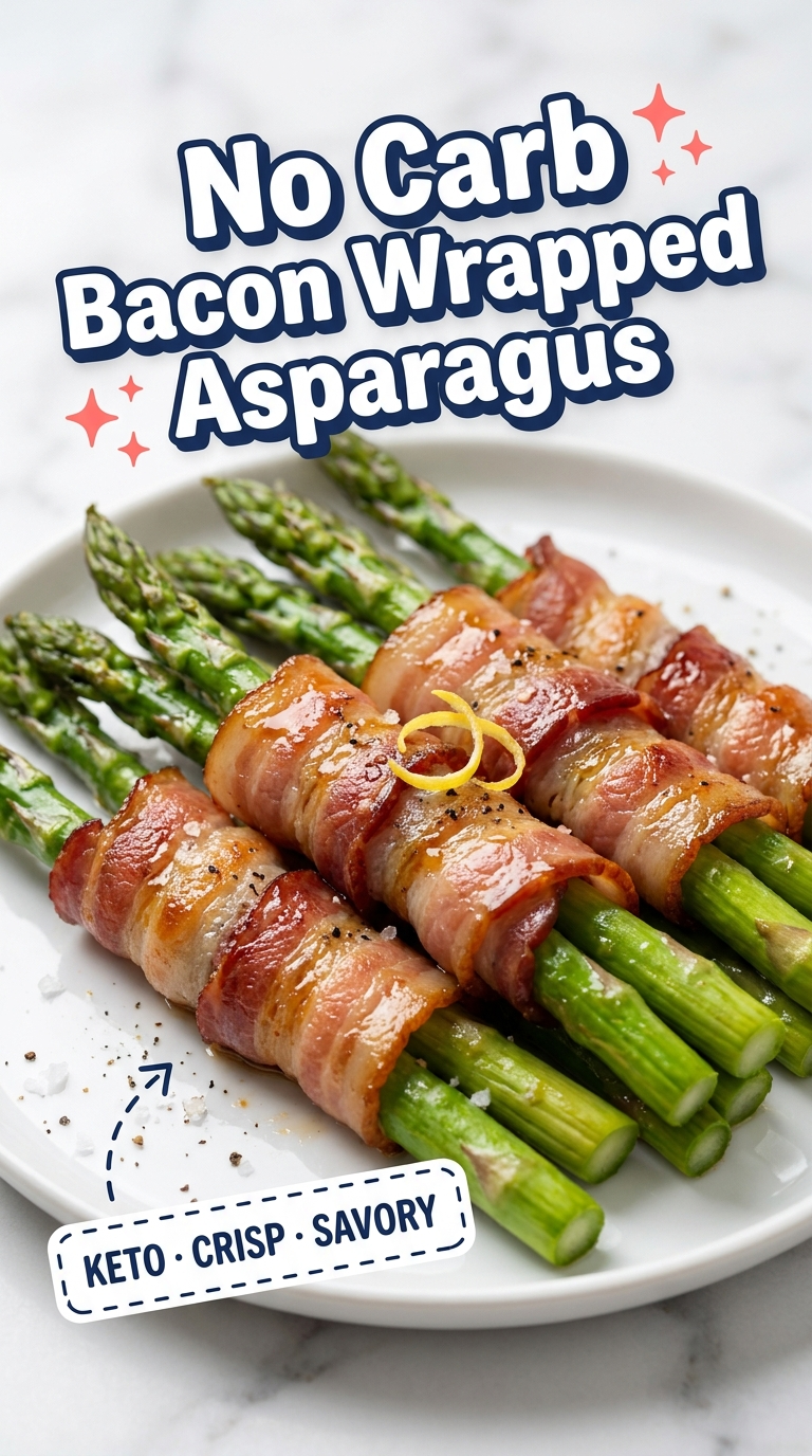 no carb bacon wrapped asparagus