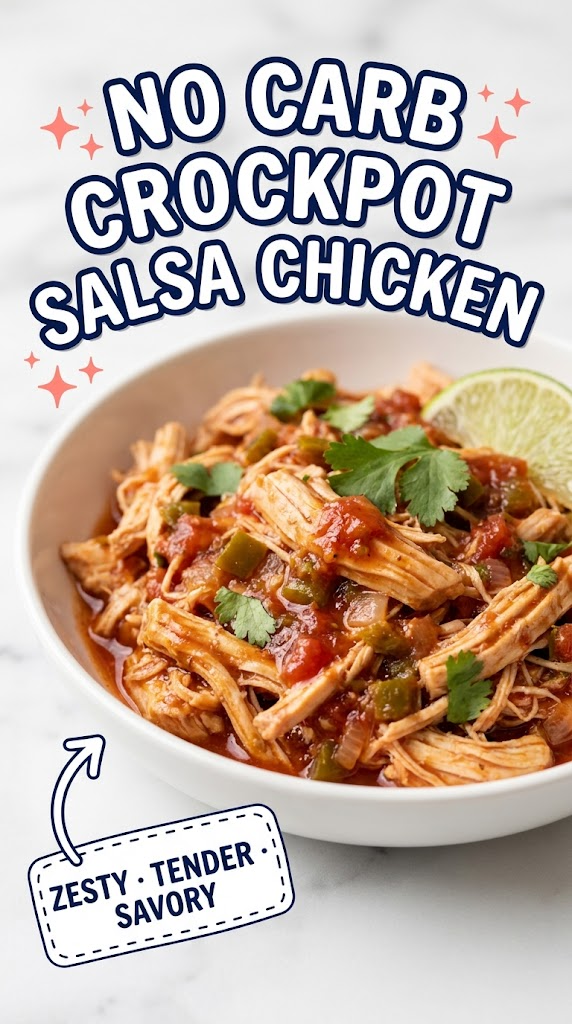 no carb crockpot salsa chicken