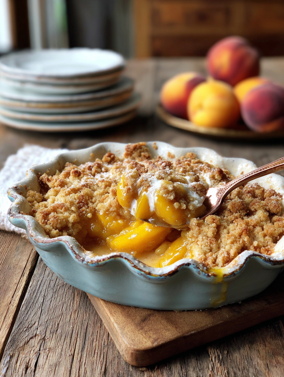 Old Fashioned Peach Cobbler Recipe