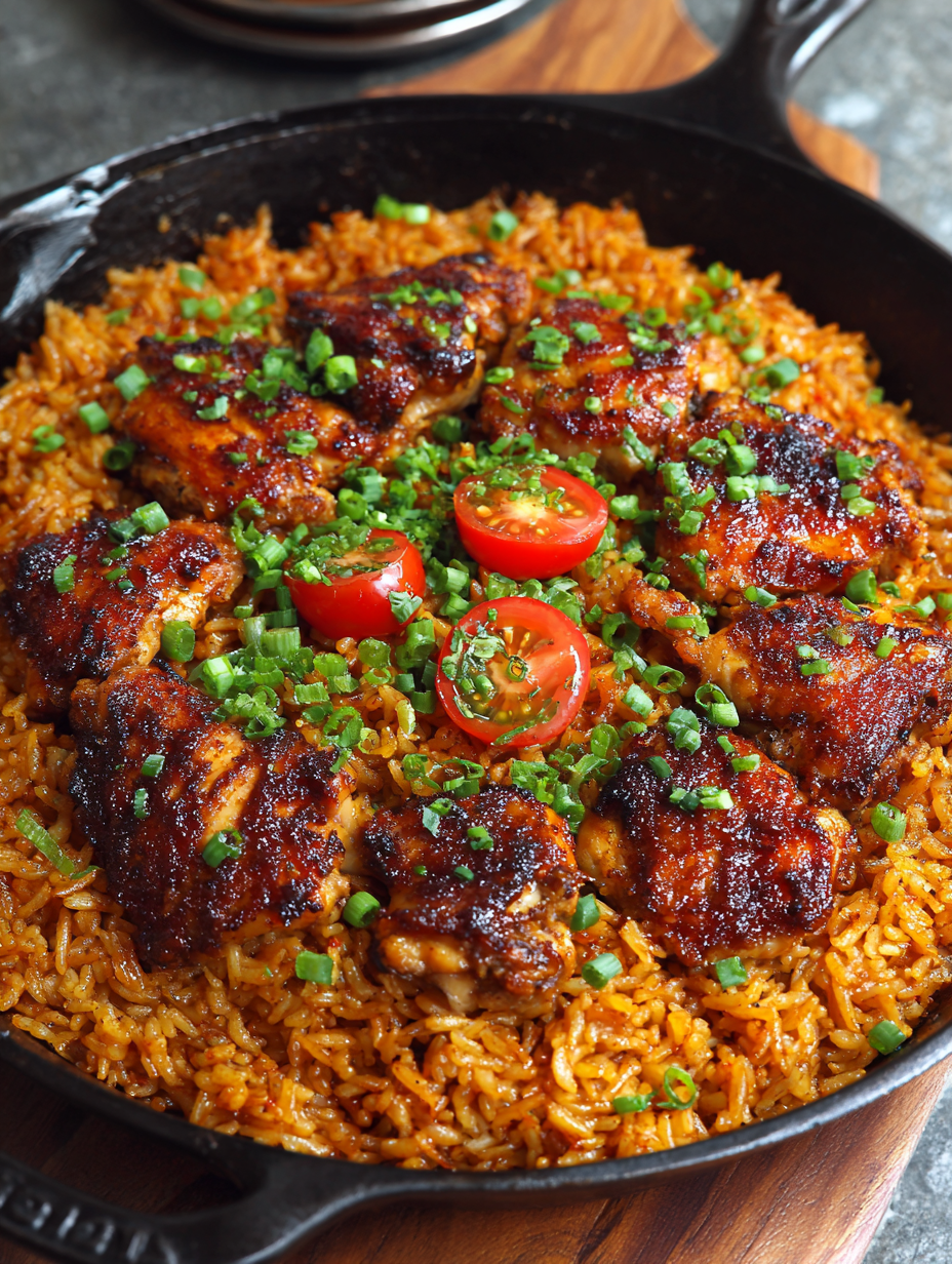 One-Pan Bold Honey BBQ Chicken Rice