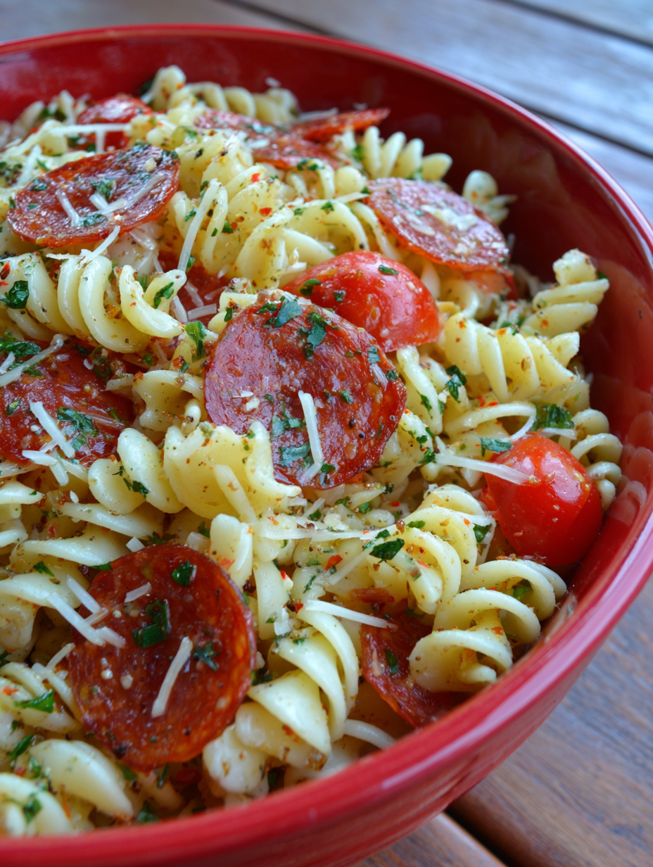 Pasta Salad With Pepperoni Recipe