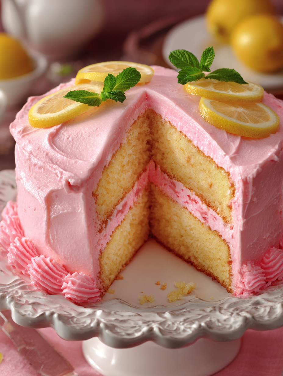 Pink Lemonade Cake Recipe