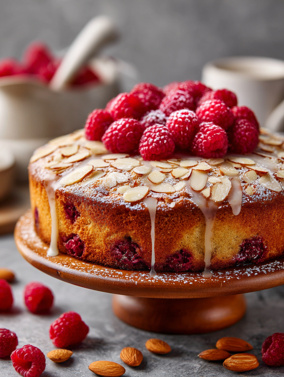 Raspberry Almond Coffee Cake Recipe