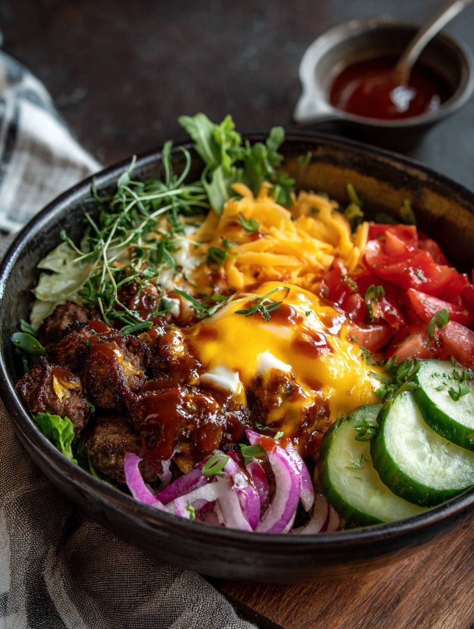 Savory Smash Burger Bowl