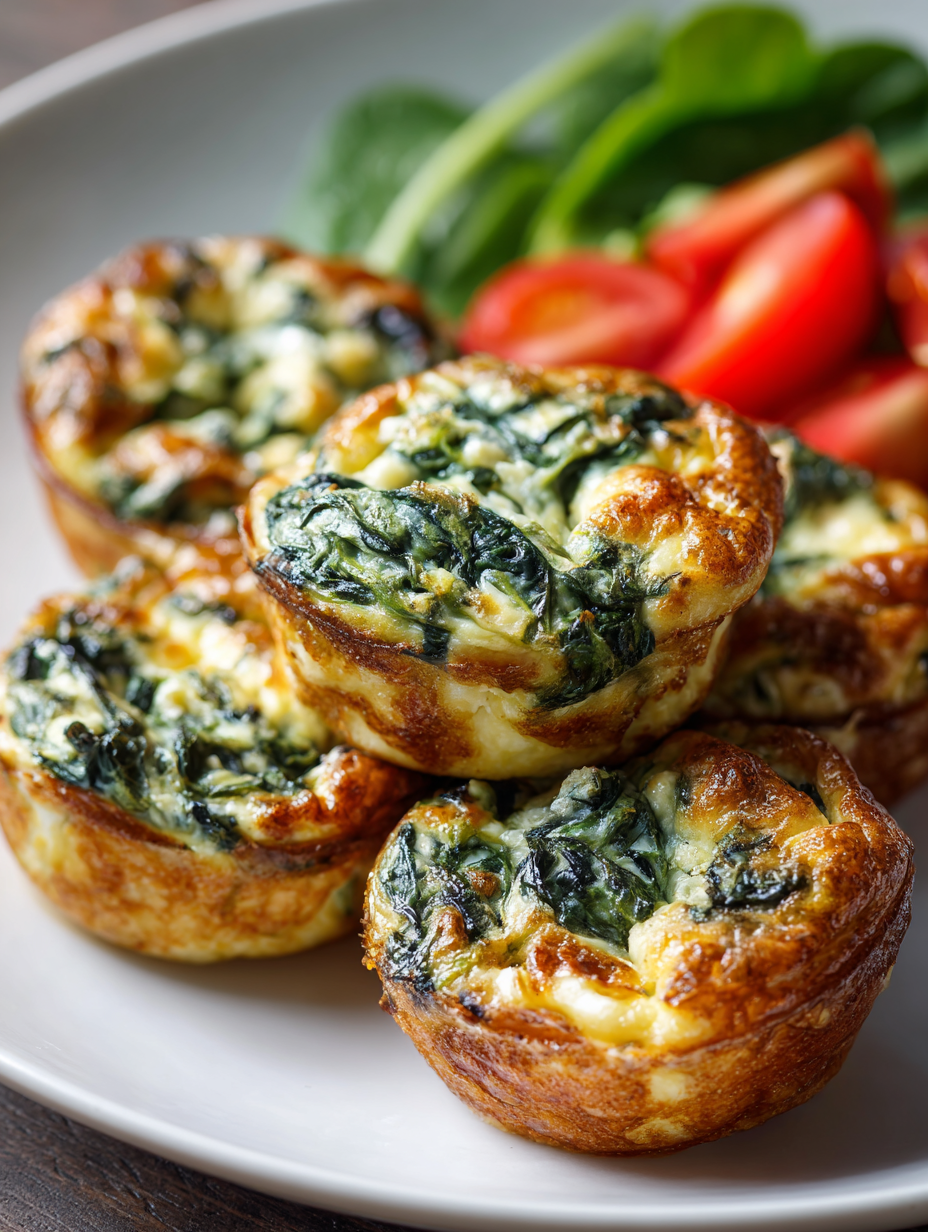 Spinach Quiche Muffins