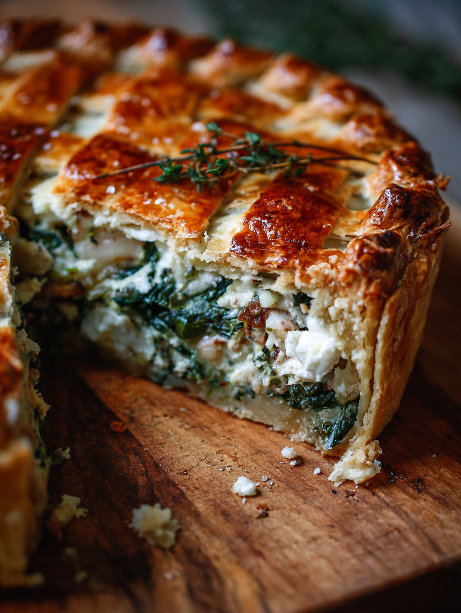 Spinach Stuffed Pie