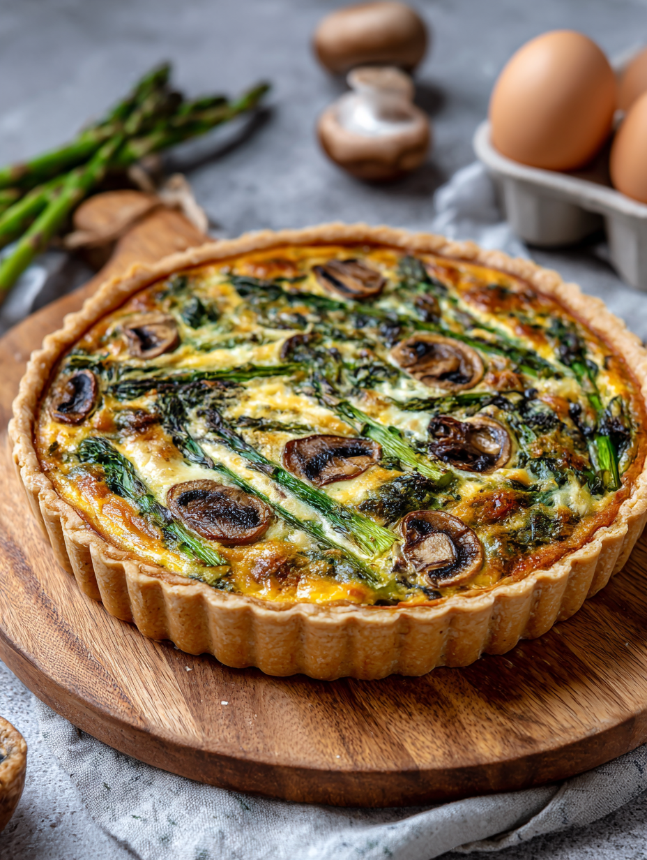 Spring Vegetable Quiche Recipe