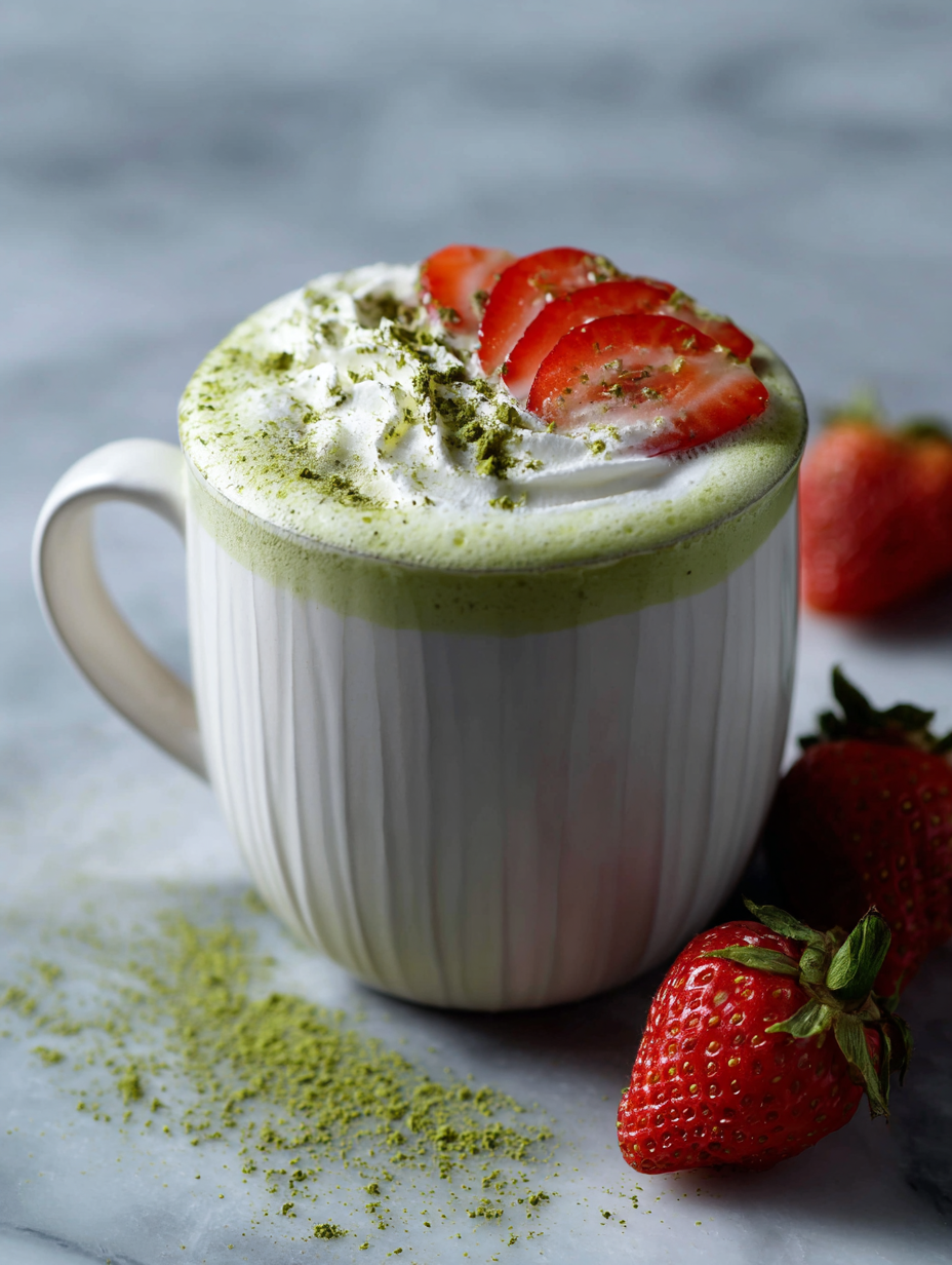 Strawberry Matcha Latte Recipe