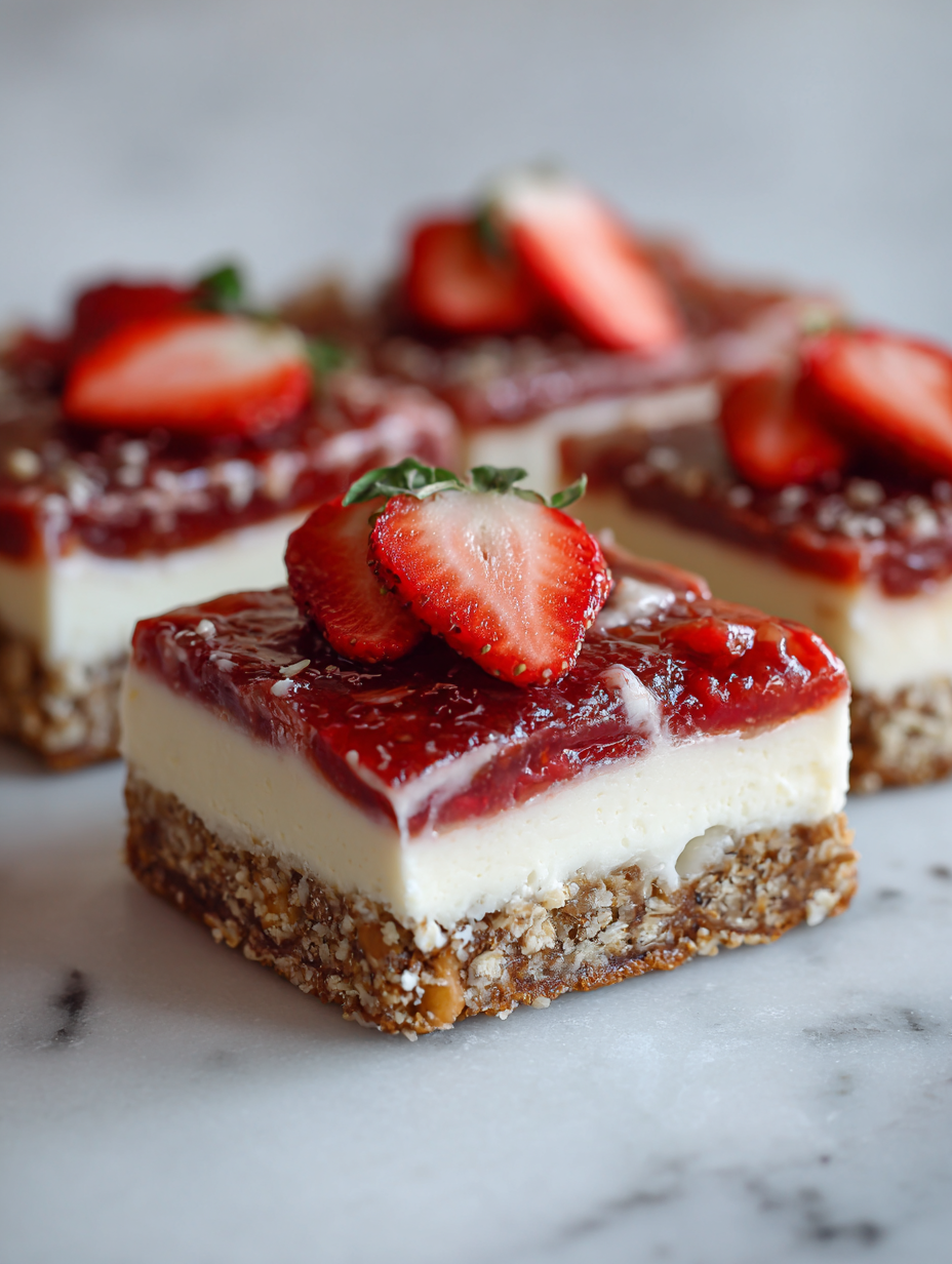 Strawberry Pretzel Cheesecake Bars Simple and Sweet Delight