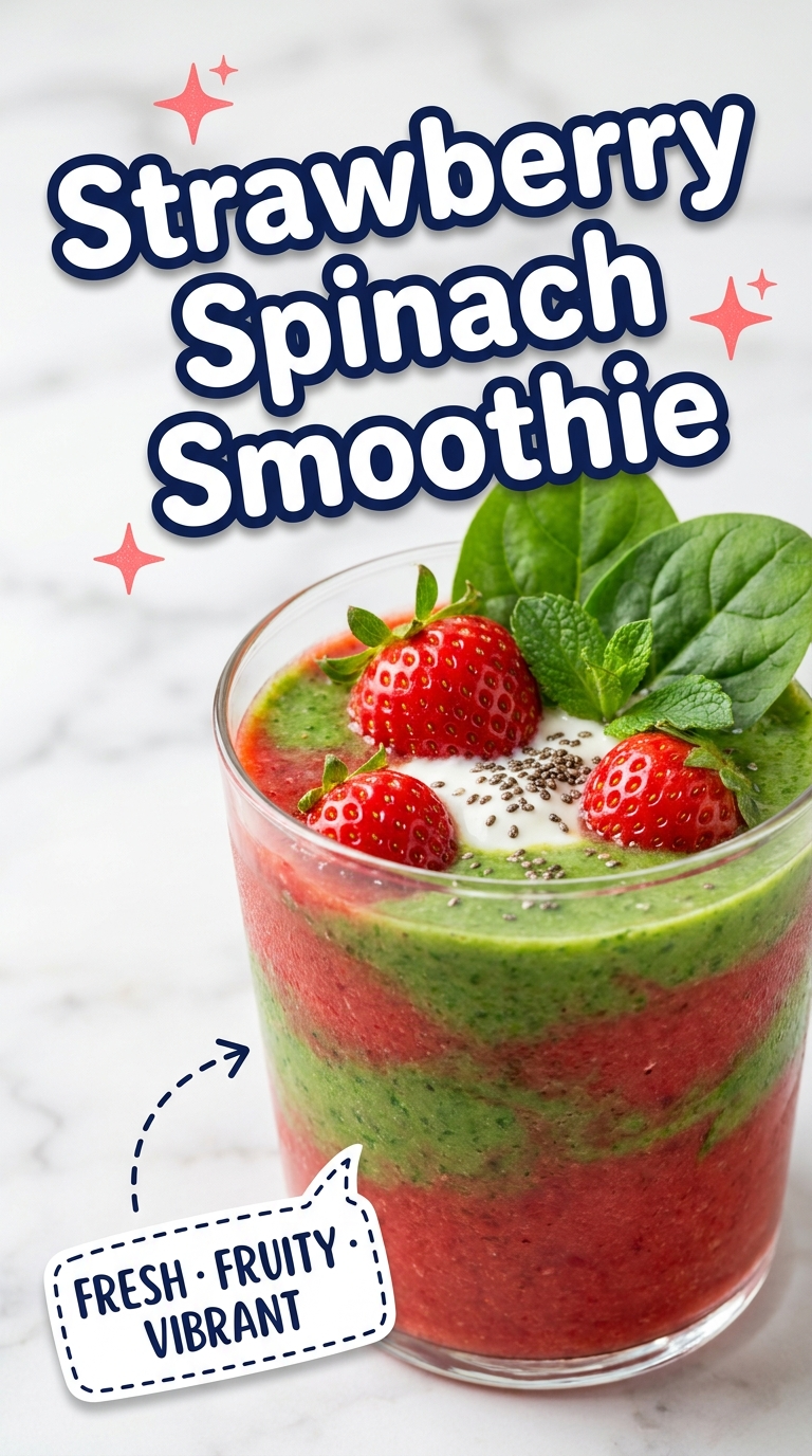 strawberry spinach smoothie