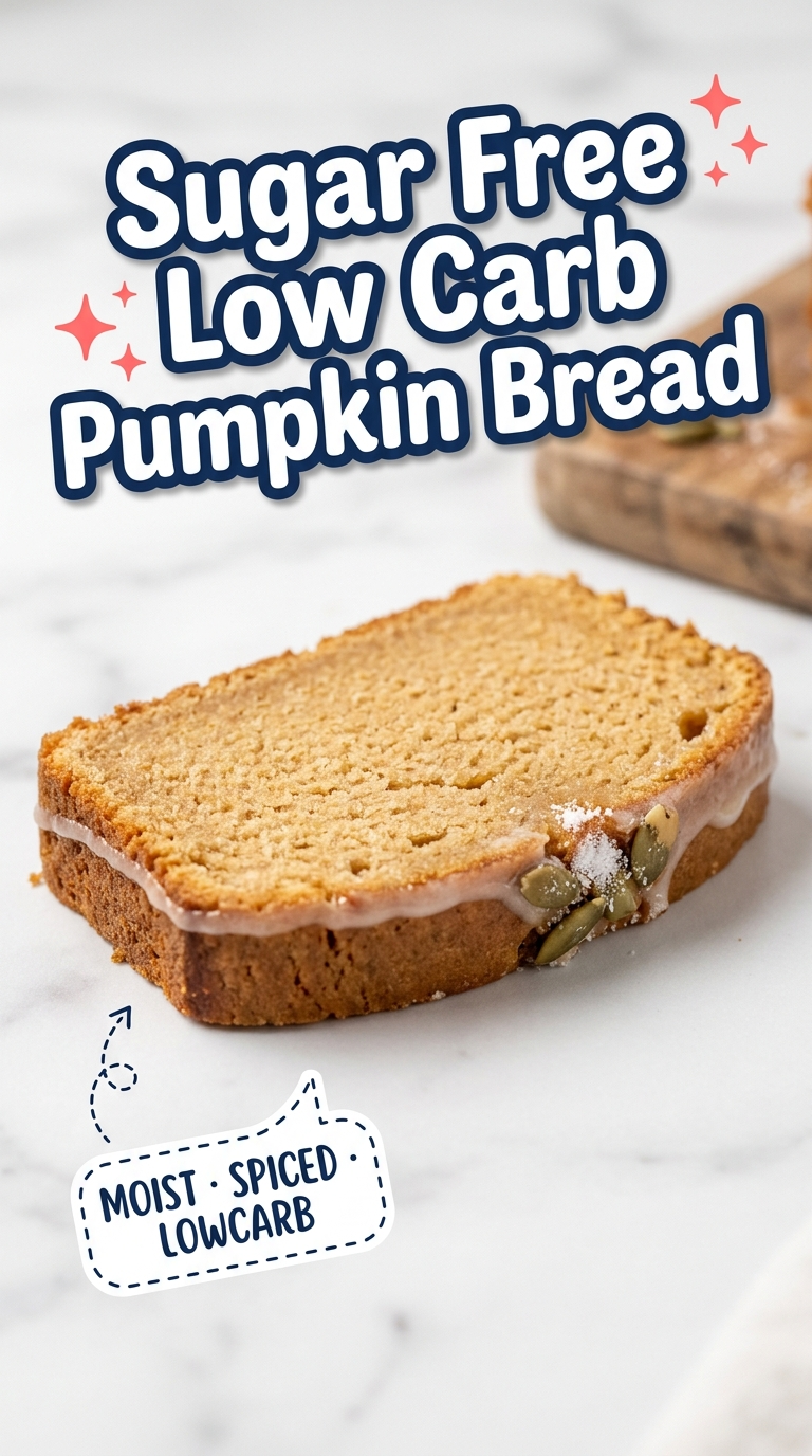 sugar free low carb pumpkin bread
