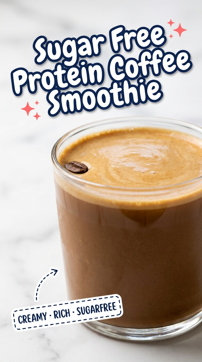 sugar free protein coffee smoothie