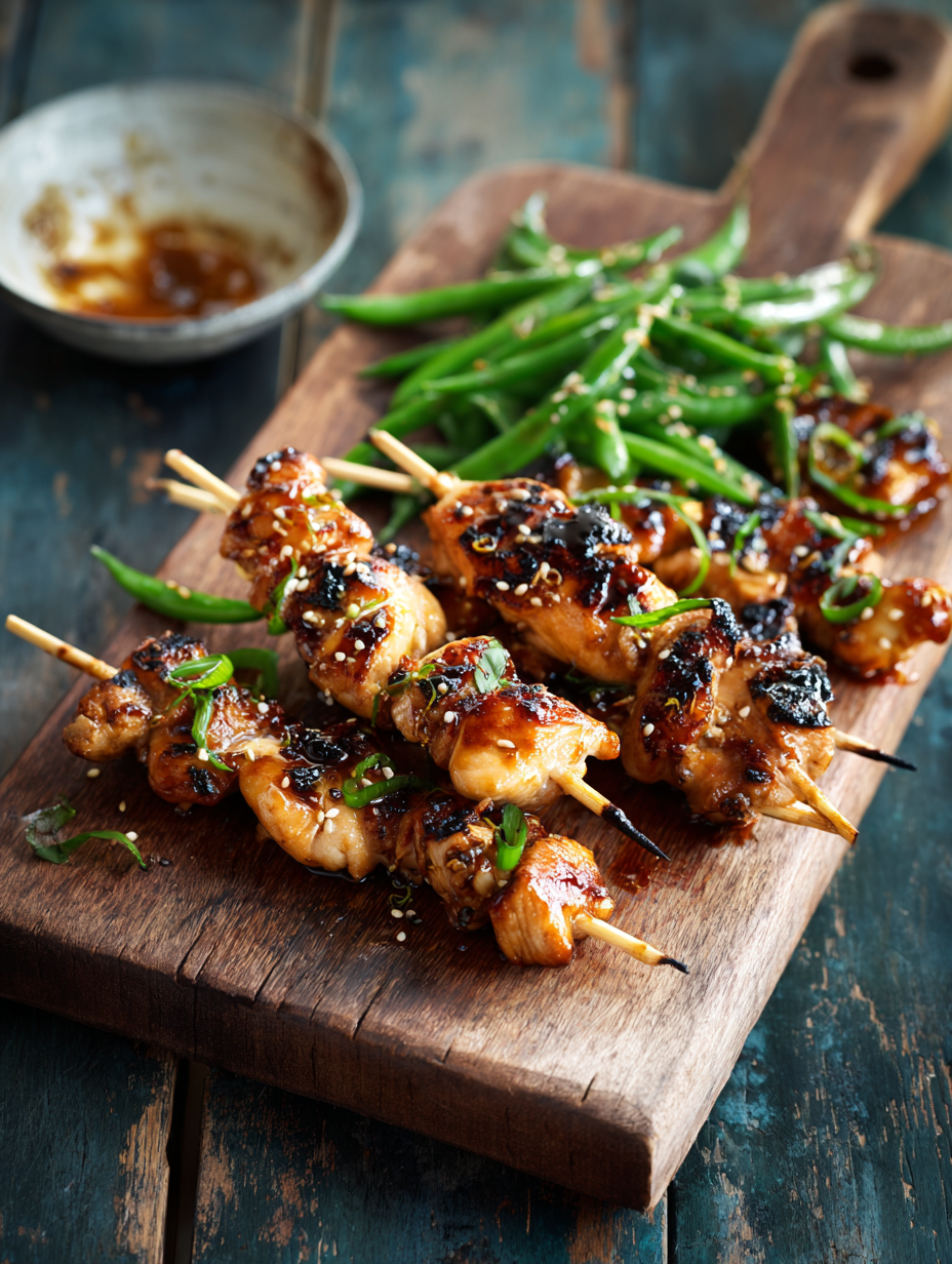 Teriyaki Chicken Skewers Recipe