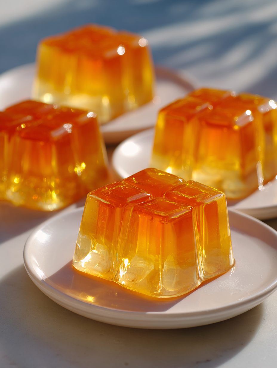 Vegan Mango Agar Jelly